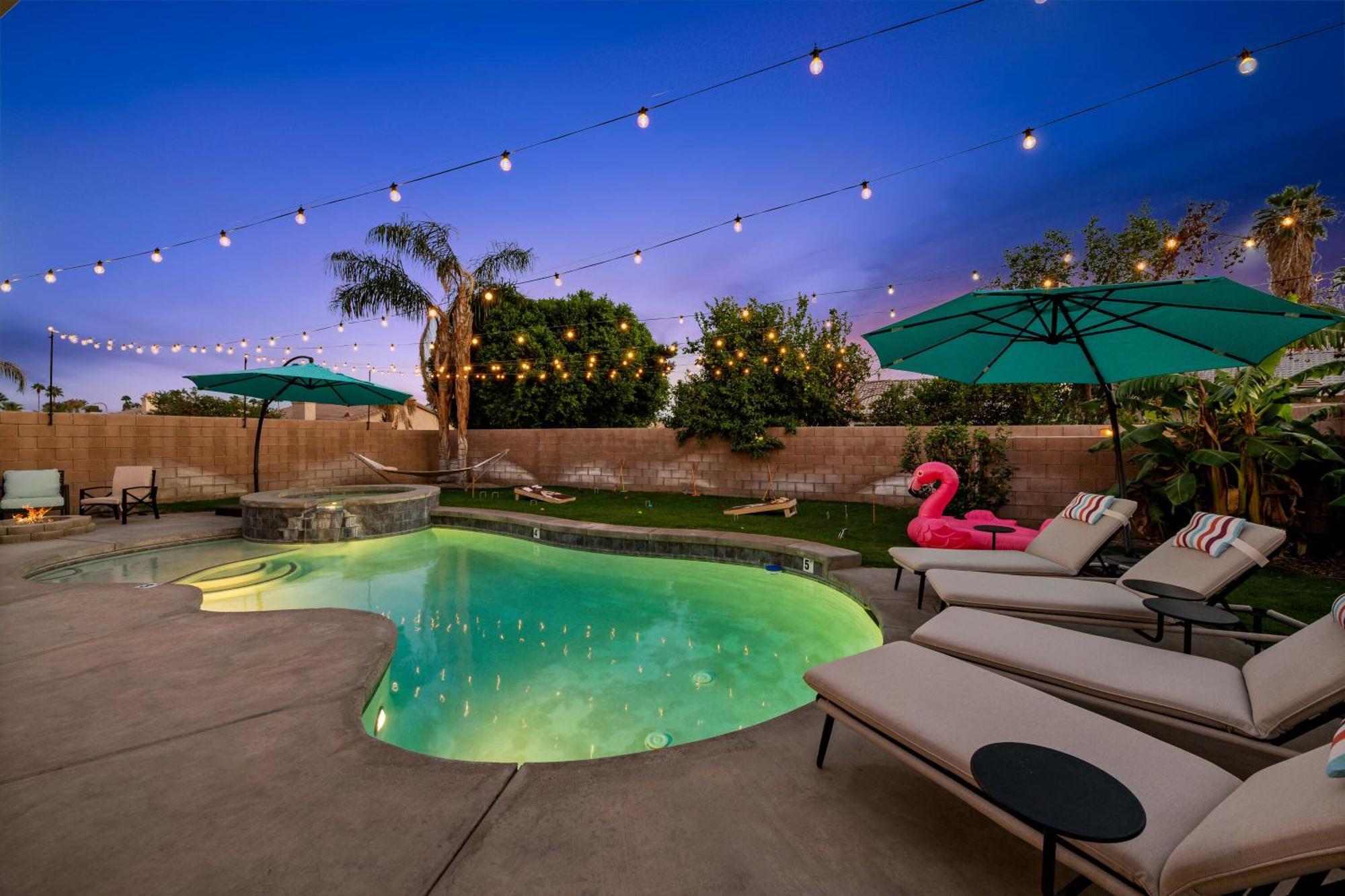 Casa Desert Muse With Heated Pool Spa Firepit Mini Golf And Games Indio Exteriör bild