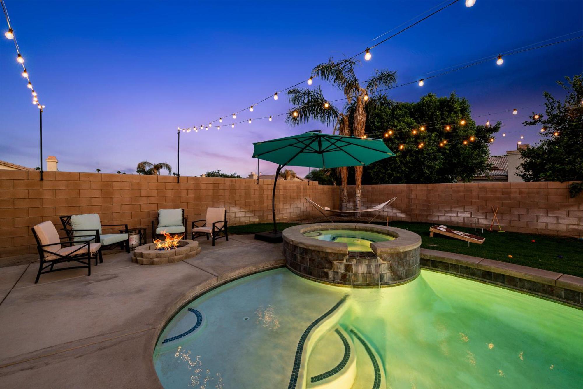 Casa Desert Muse With Heated Pool Spa Firepit Mini Golf And Games Indio Exteriör bild